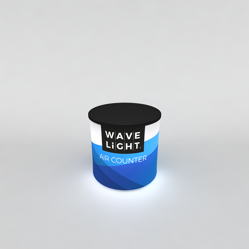 WaveLight LED Backlit Inflatable Counter Circular Mini