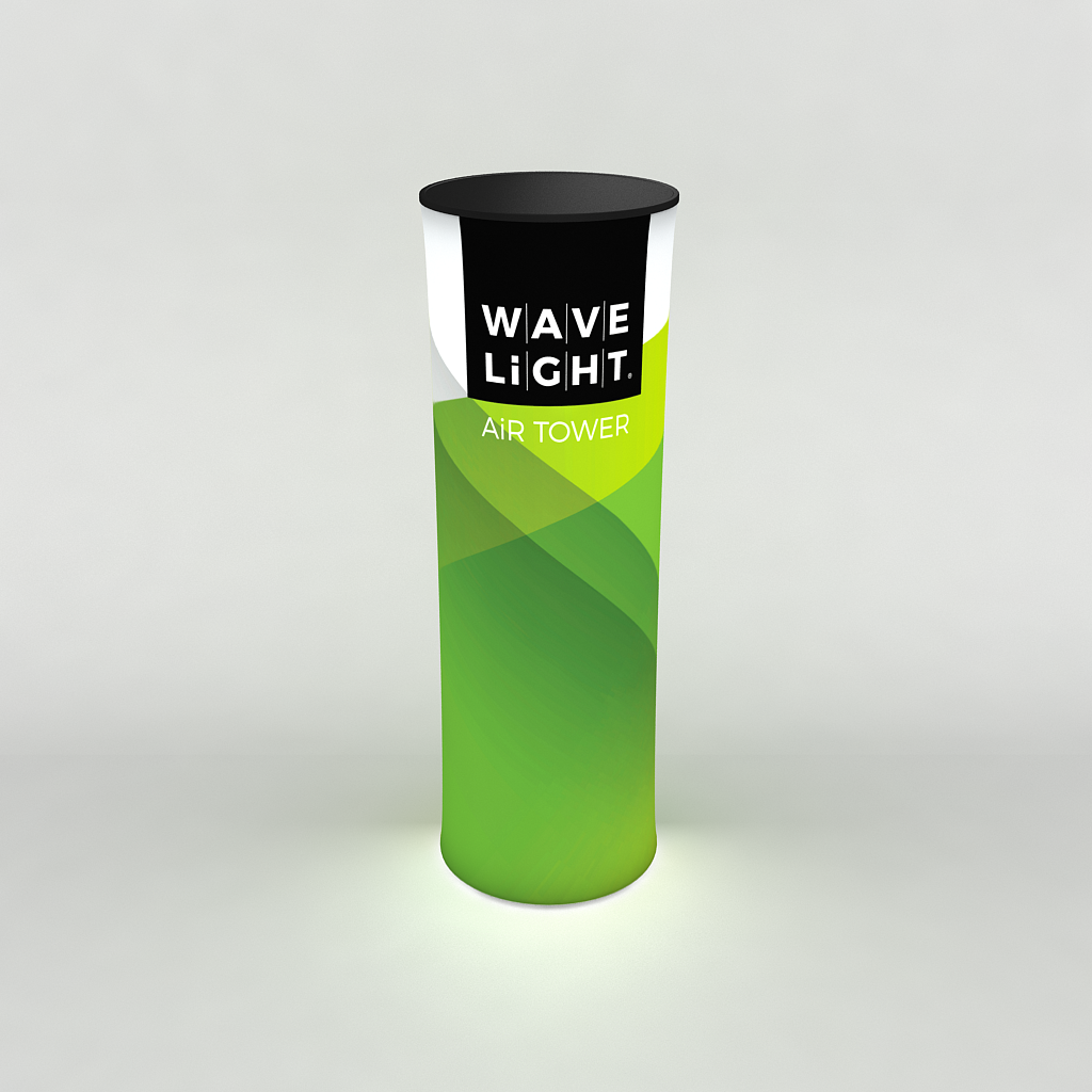 WaveLight LED Backlit Inflatable Tower Circular