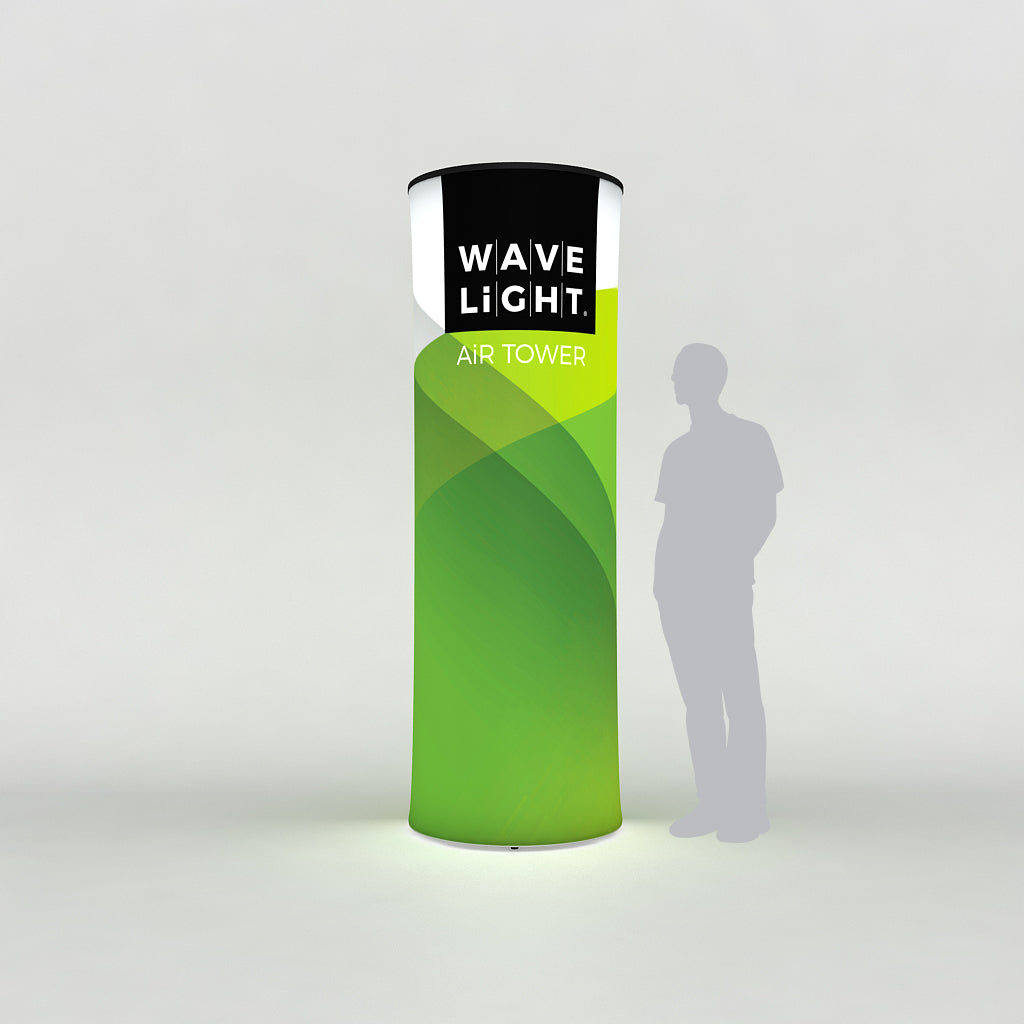 WaveLight LED Backlit Inflatable Tower Circular