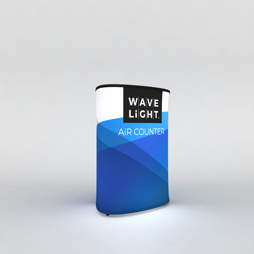 WaveLight LED Backlit Inflatable Counter Triangular