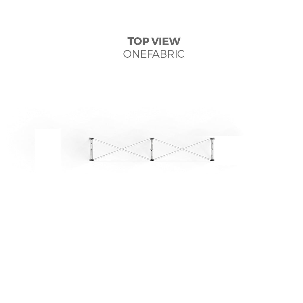 BrandStand OneFabric Pop Up Table Display top view