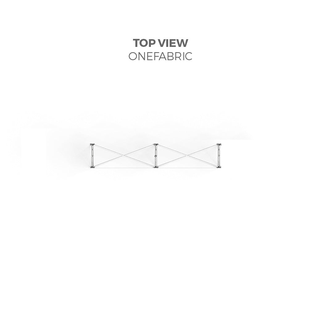 BrandStand OneFabric Pop Up Display top view
