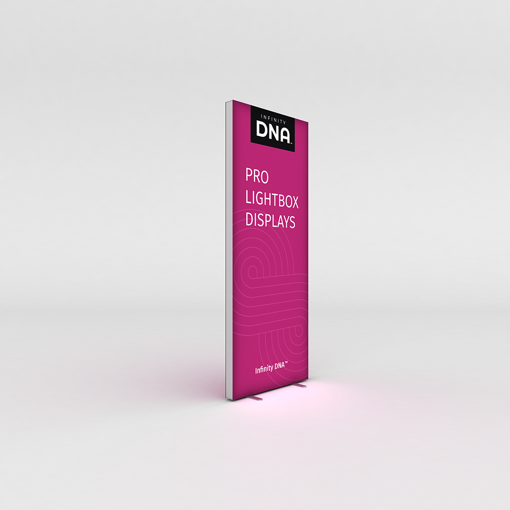 Infinity DNA™ Pro Light Box 950L 3ft Display for exhibits, retail and events.