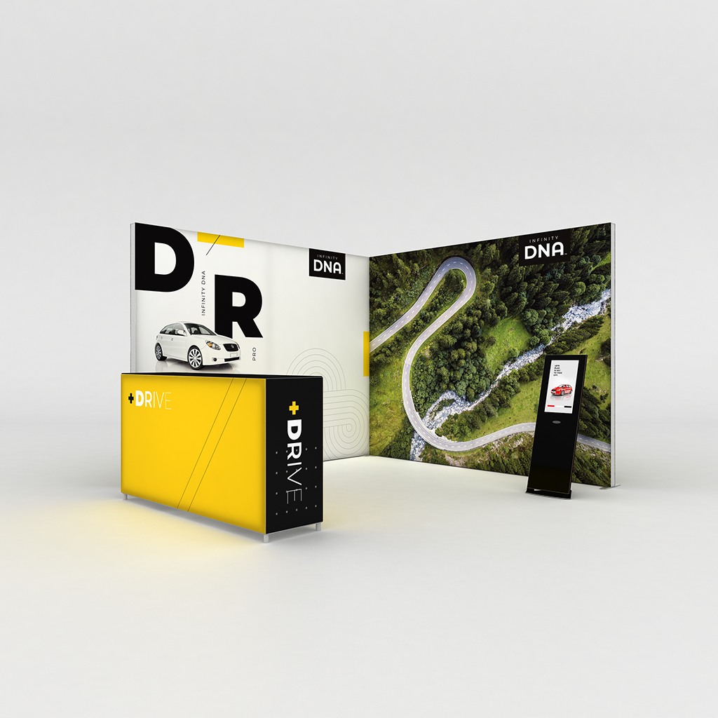 Infinity DNA™ Pro Lightbox Display for Showrooms – BrandStand UK