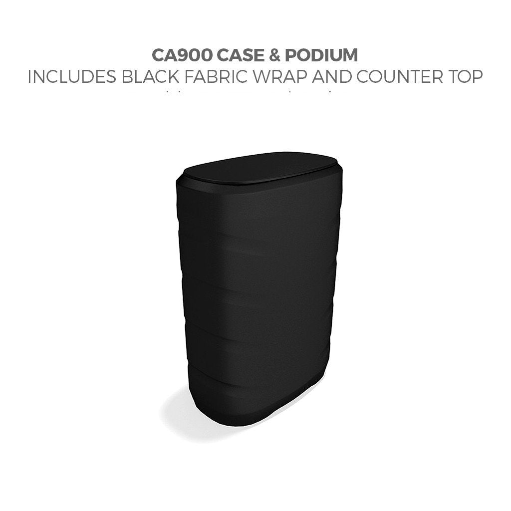 BrandStand CA900 Podium Counter Case with black wrap