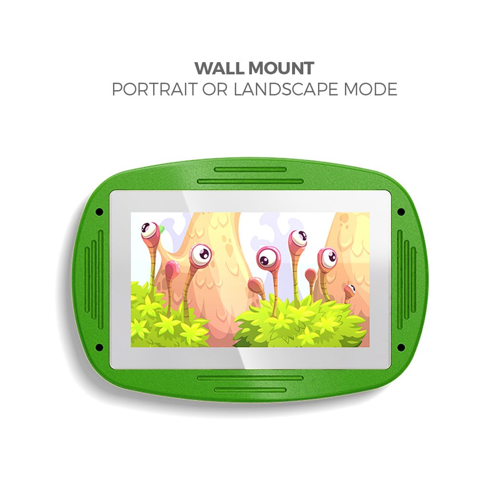 Makitso 4k Interactive Children's Touch Screen Monitor Table Green Wall Mount