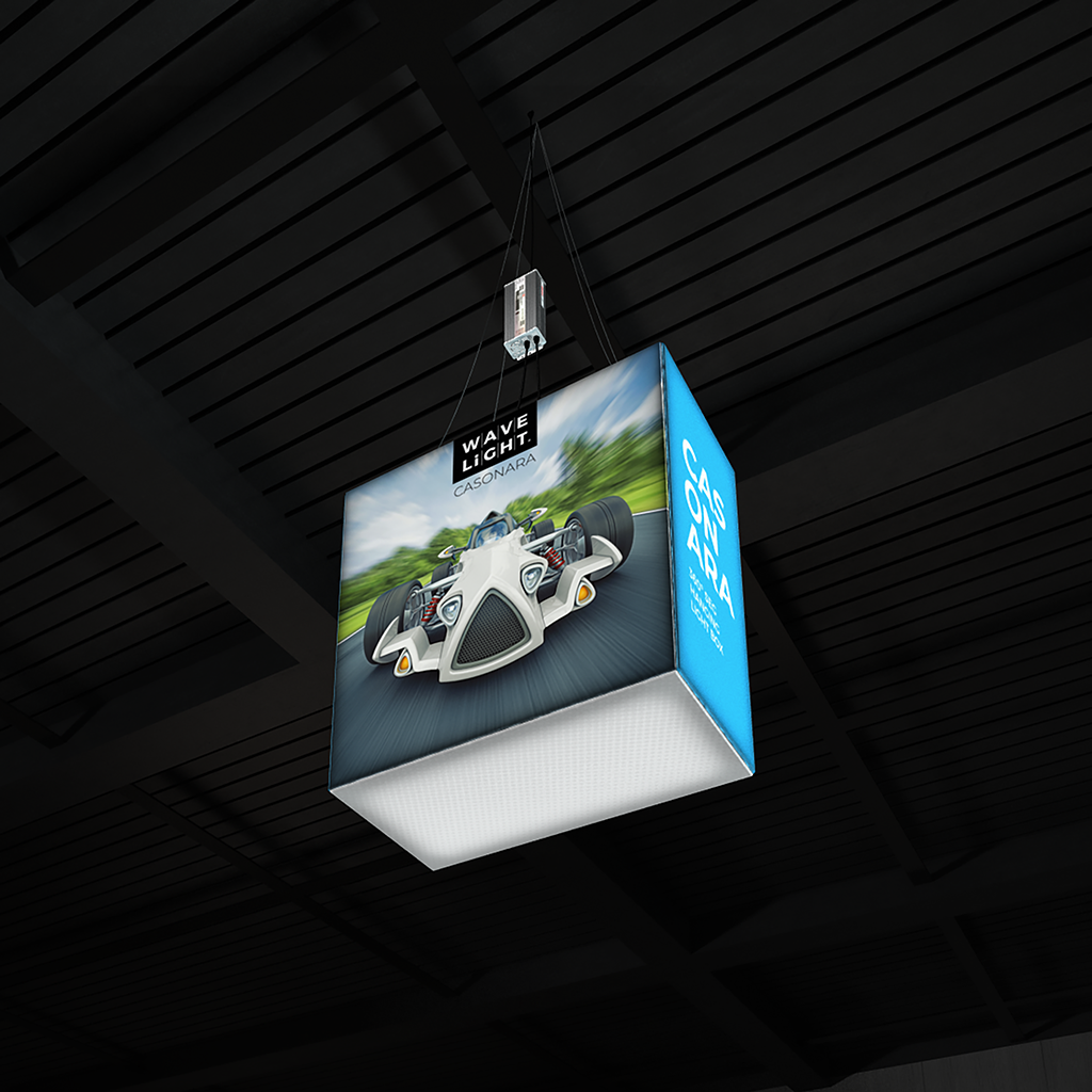 WaveLight® Casonara Blimp Rectangle 360º SEG Hanging  Light Box 100M
