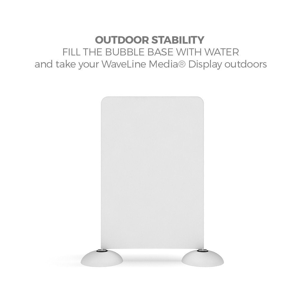 WaveLine Mediaå¨ Bubble Base for outdoor use double-sided