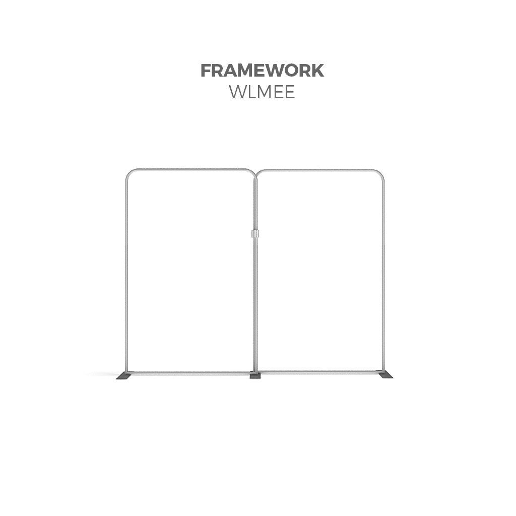 BrandStand WLMEE Waveline Tension Fabric Display Kit framework